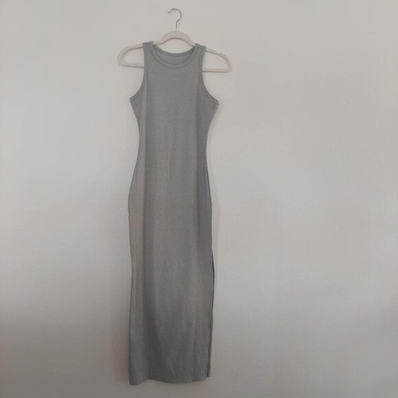 Sleeve Racerback Ribbed Midi Dress - Picture 5 of 7